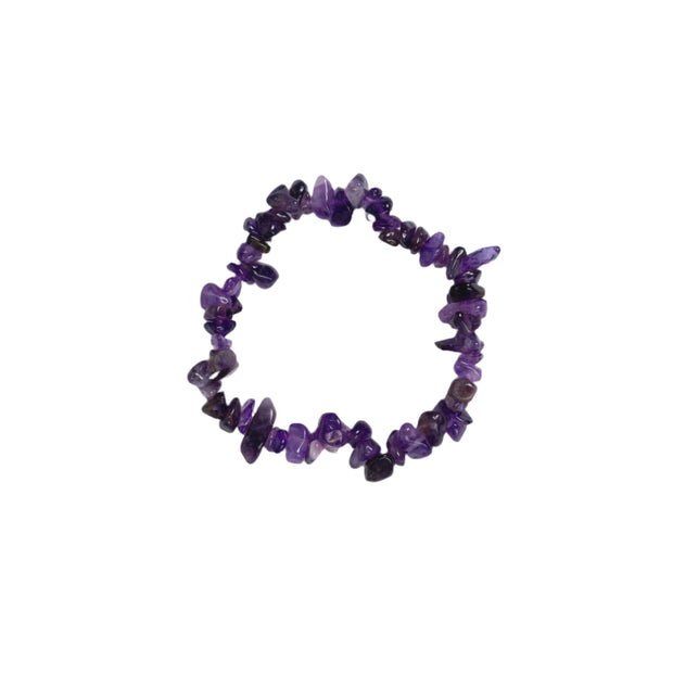 Amethyst Chip Bracelet