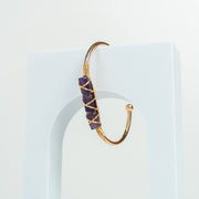 Amethyst Gold Bangle