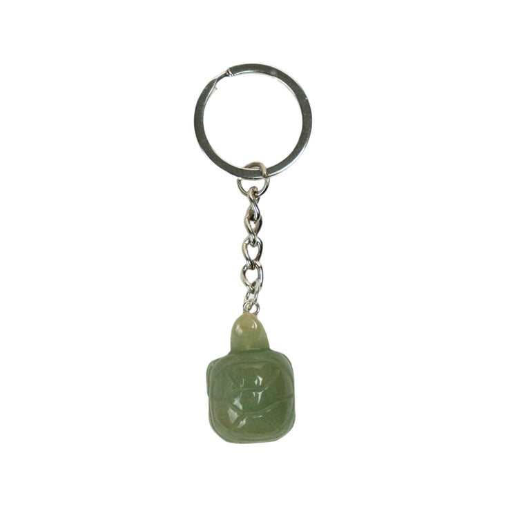 Aventurine Turtle Keychain