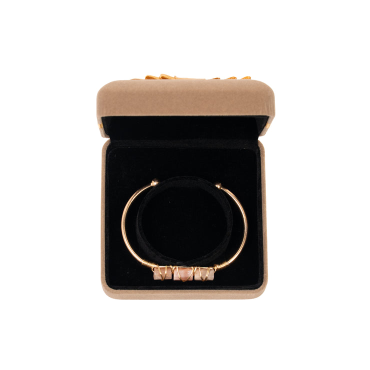 Sunstone Gold Bangle
