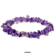 Amethyst Chip Bracelet