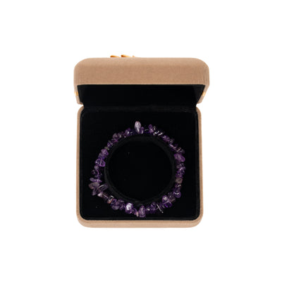 Amethyst Chip Bracelet