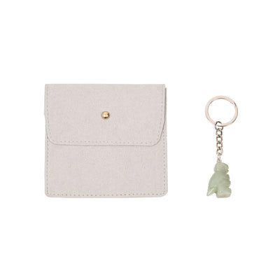 Aventurine Dino Keychain