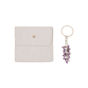 Dangling Amethyst Keychain