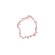 Rose Quartz Amethyst Chip Bracelet