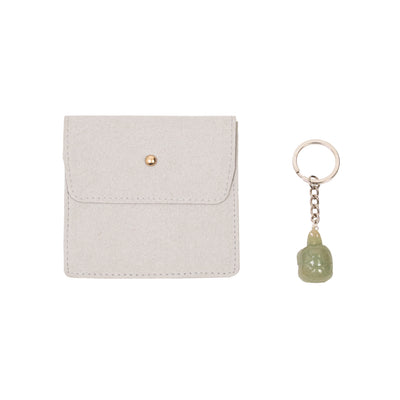 Aventurine Turtle Keychain