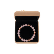 Rose Quartz Rose Gold Bracelet