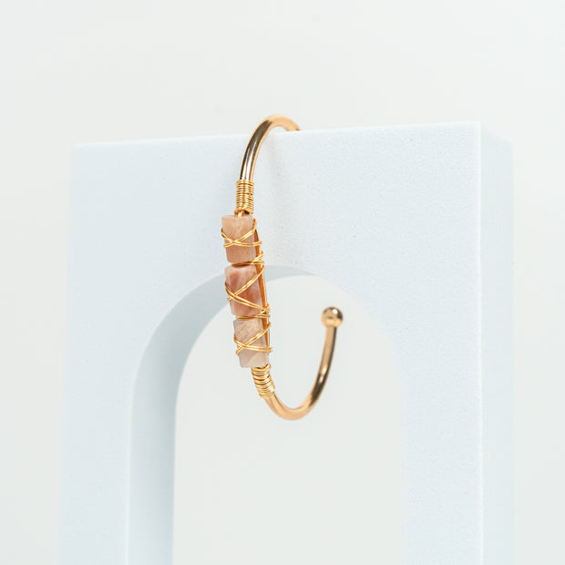 Sunstone Gold Bangle