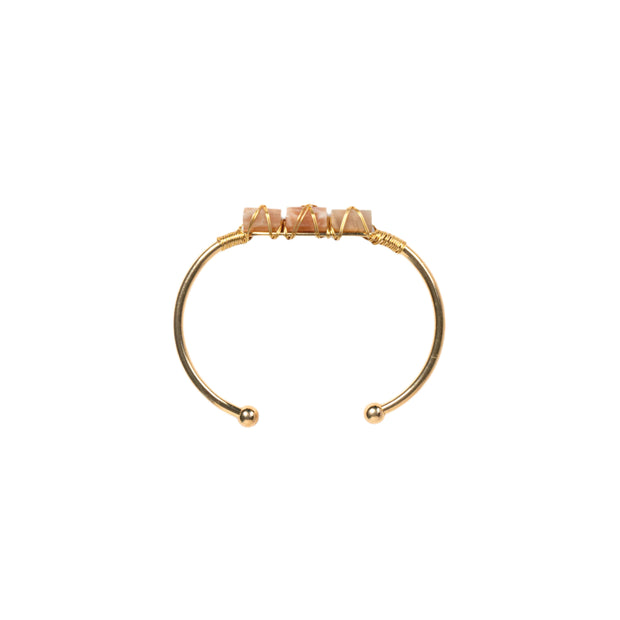 Sunstone Gold Bangle