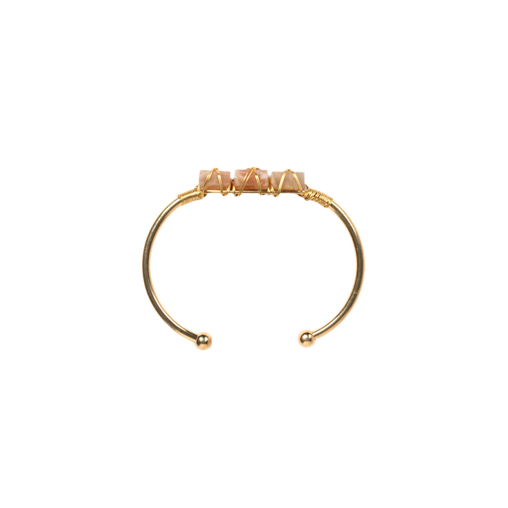 Sunstone Gold Bangle